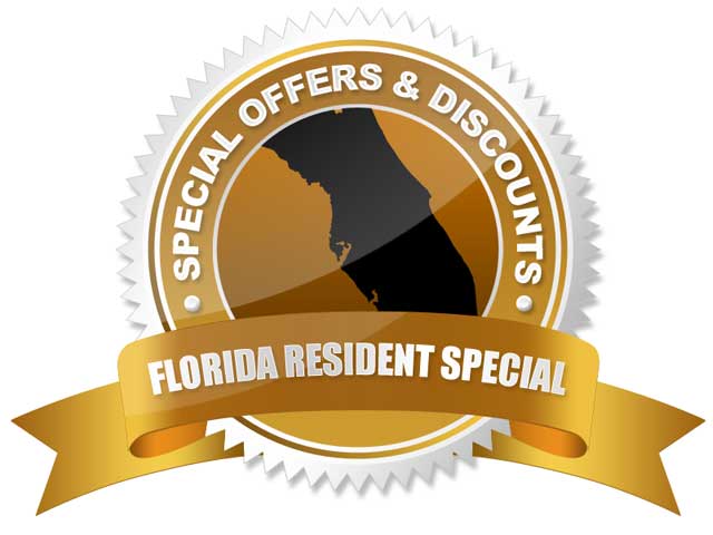 Special discounts for Florida residents