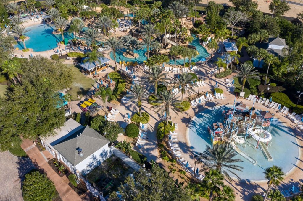 Reunion Resort drone photo
